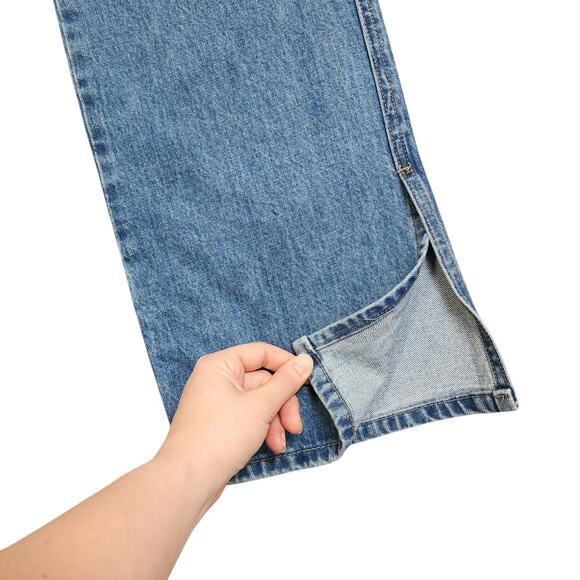 Insane Gene Womens Split Ankle Jeans Size 5 / 26 High Rise Medium Wash Denim - Picture 5 of 15